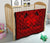 Hawaii Polynesian Pele Kanaka Premium Quilt Red - Polynesian Pride
