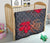 Hawaii Turtle Hibiscus Polynesian Premium Quilt - Khoi Style - AH - Polynesian Pride