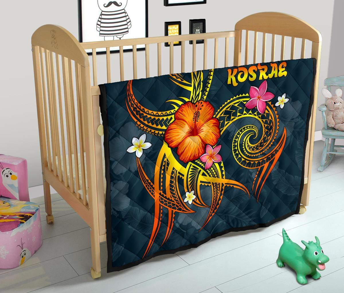 Kosrae Polynesian Premium Quilt - Legend of Kosrae (Blue) - Polynesian Pride