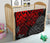Guam Polynesian Premium Quilt - Red Turtle Flowing - Polynesian Pride