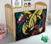 Hawaii Turtle Polynesian Tropical Premium Quilt - Ghia Style Yellow - Polynesian Pride