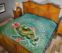 Circle Turtle Premium Quilt - Polynesian Pride