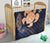 Personalized - Hawaii Kakau Polynesian Turtle Map Premium Quilt - Indigo - Polynesian Pride