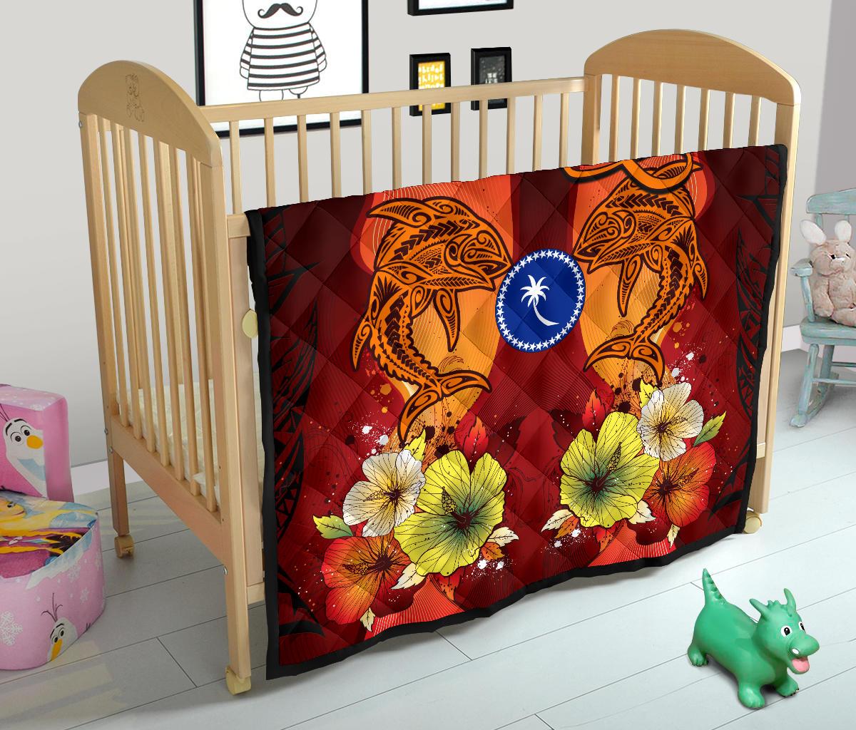 Chuuk Premium Quilt - Tribal Tuna Fish - Polynesian Pride