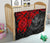 Hawaii Polynesian Premium Quilt - Kanaka Maoli & Red Turtle Hibiscus - Polynesian Pride
