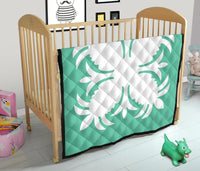 Hawaiian Premium Quilt Royal Pattern - Seafoarm - A2 Style - Polynesian Pride