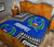 Pohnpei Premium Quilt - Pohnpei Flag Micronesian Pattern - Polynesian Pride