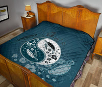 Turtle Yinyang Premium Quilt - Polynesian Pride