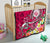 Hawaii Polynesian Premium Quilt - Hawaii Seal With Turtle Plumeria (Pink) - Polynesian Pride