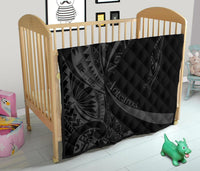 New Zealand Silver Fern Premium Quilt Maori Tattoo Circle Style - Polynesian Pride