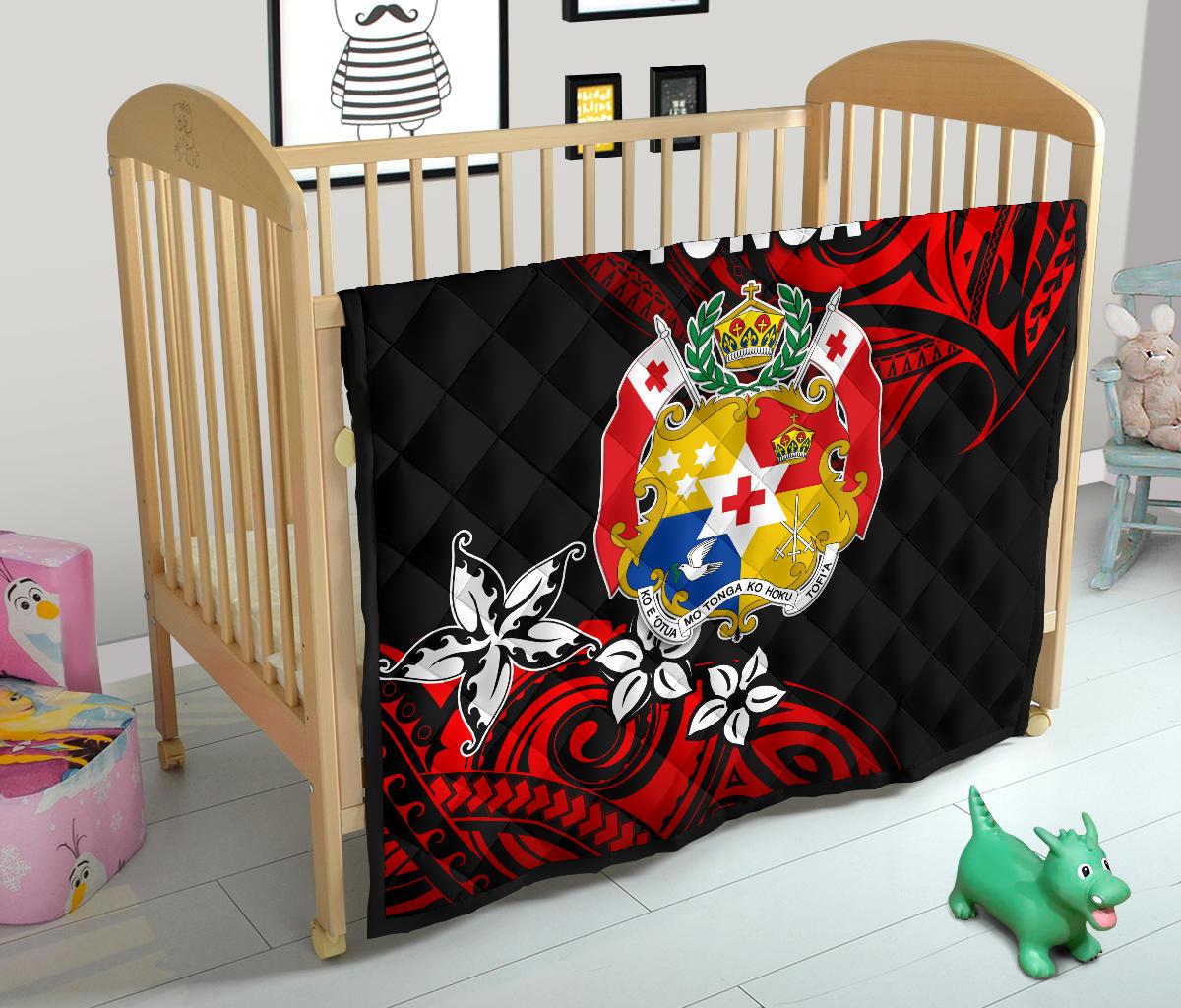 Mate Ma'a Tonga Rugby Premium Quilt Polynesian Unique Vibes - Red - Polynesian Pride