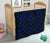 Hawaiian Kakau Honu Arc Blue Polynesian Premium Quilt - Polynesian Pride