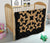 Hawaiian Premium Quilt Royal Pattern - Black And Gold - A1 Style - Polynesian Pride