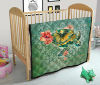Circle Turtle Premium Quilt - Polynesian Pride
