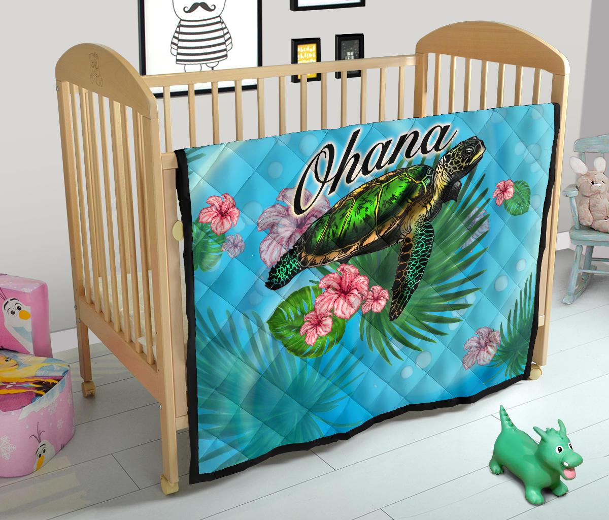 Ohana Turtle Premium Quilt - Polynesian Pride