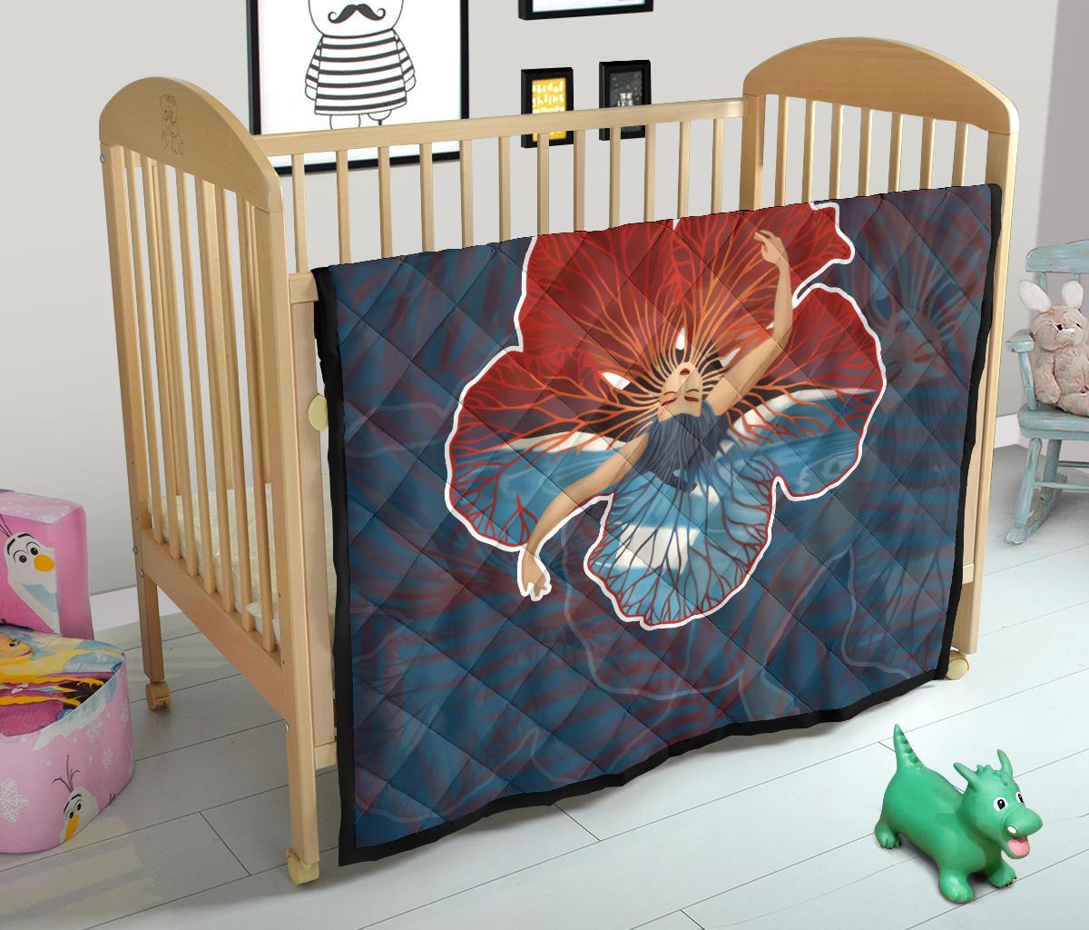 Hula Dance Hibiscus Premium Quilt - Polynesian Pride