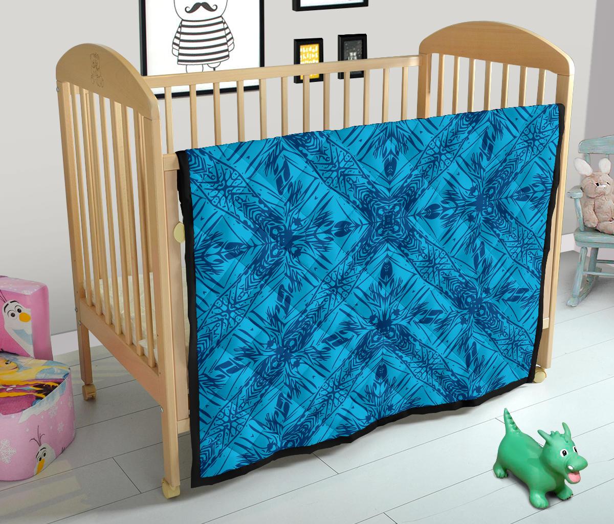 Polynesian Premium Quilt Blue - Polynesian Pride