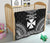 Wallis And Futuna Premium Quilt - Wallis And Futuna Coat Of Arms Polynesian Chief Black Version - Polynesian Pride