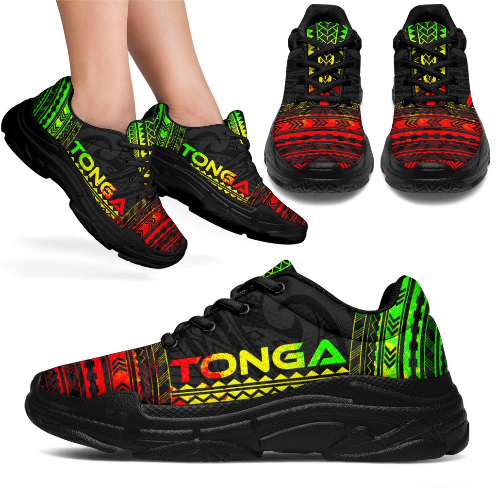 Tonga Chunky Sneakers - Polynesian Chief Reggae Version - Polynesian Pride