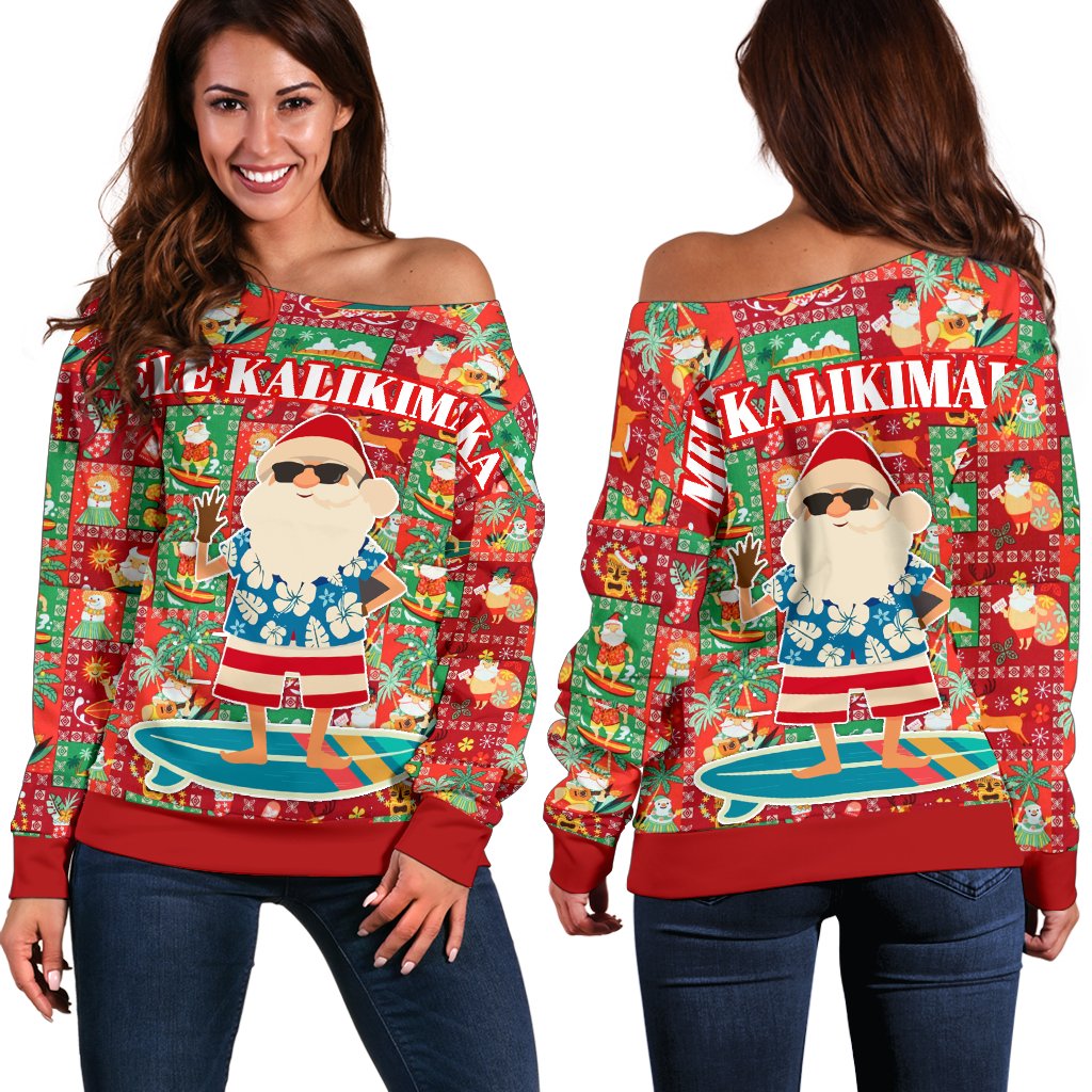 polynesian-hawaii-ugly-christmas-womens-off-shoulder-sweater-santa-claus