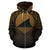 Tokelau All Over Zip up Hoodie Lift up Gold - Polynesian Pride