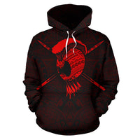 Hawaii Polynesian Helmet Kanaka Warrior Hoodie - Polynesian Pride