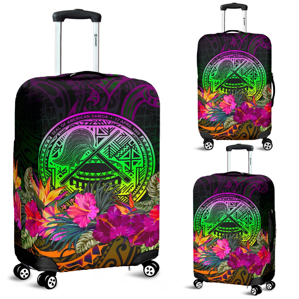 American Samoa Luggage Covers - Summer Hibiscus - Polynesian Pride