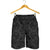 Polynesian Kakau Turtle Gray Men's Short - Polynesian Pride