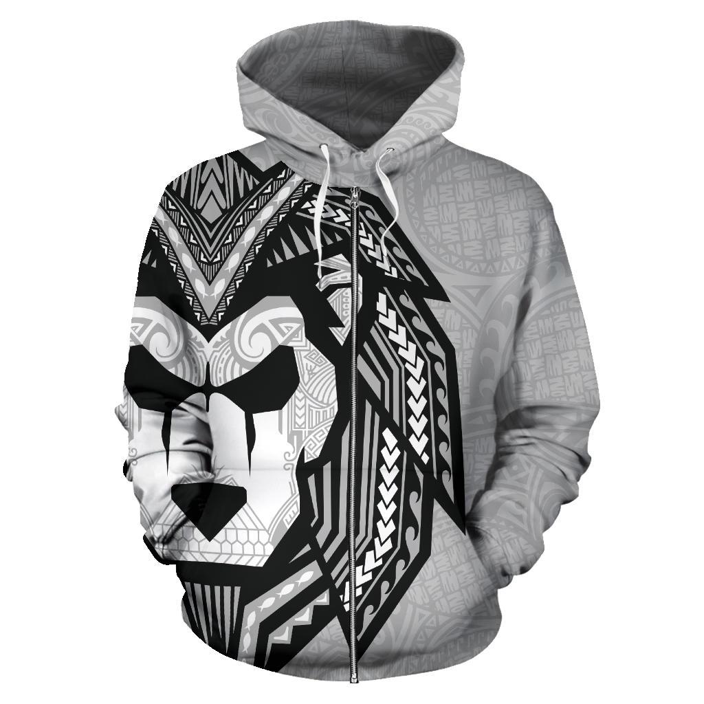 Sua Lions Pride Polynesian Warrior Zip up Hoodie - Polynesian Pride