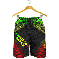 American Samoa Men's Shorts - Polynesian Chief Reggae Version - Polynesian Pride