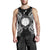 Northern Mariana Islands Polynesian Men Tank Top Map Black Black - Polynesian Pride