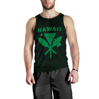 Hawaii Kanaka Polynesian Men's Tank Top Green - Polynesian Pride