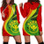 Hawaii Polynesian Kanaka Maoli Flag Matan Ray Tribal Tattoo Tank Dress Hoodie Green - Polynesian Pride