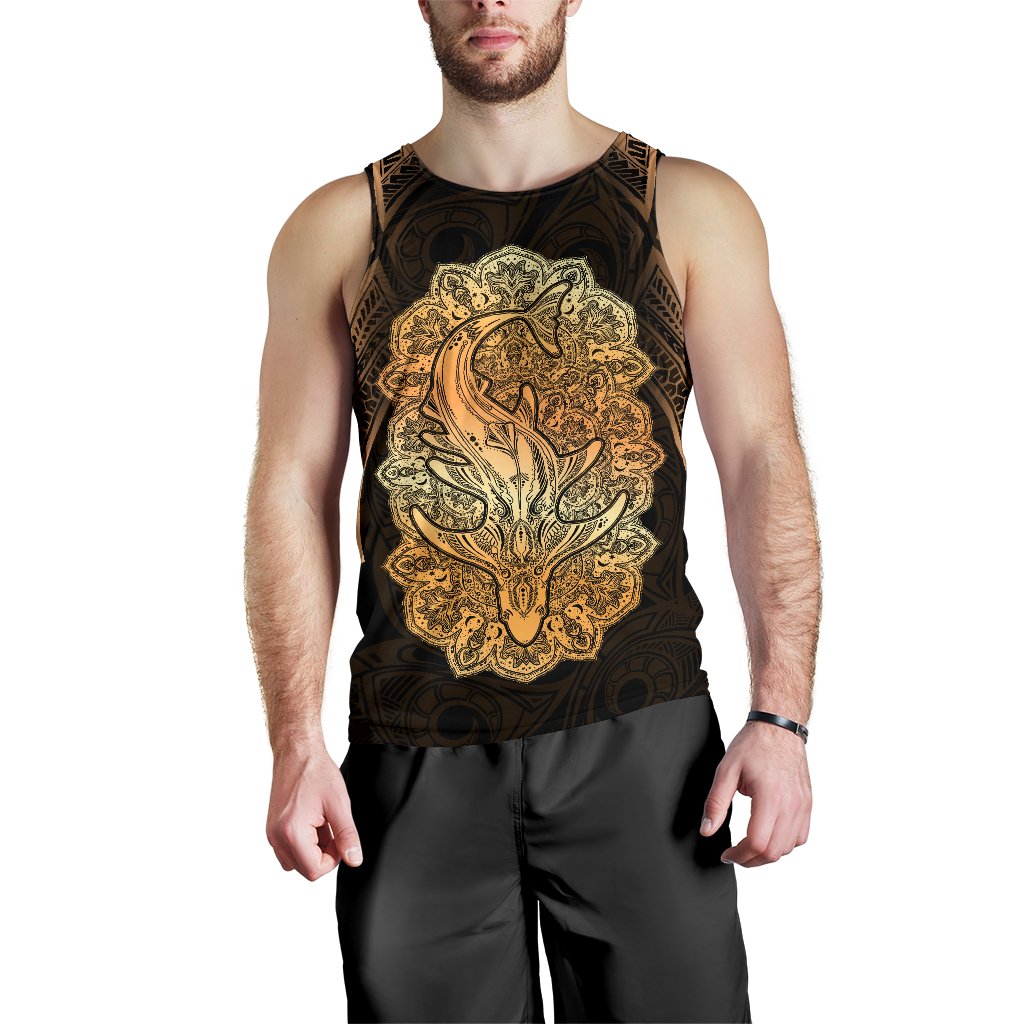 Wild Shark Polynesian Men's Tank Top - Polynesian Pride