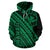 Hawaii Kanaka Polynesian Hoodie Poly Style Green - Polynesian Pride