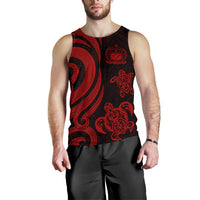 Samoa Men's Tank Top - Red Tentacle Turtle - Polynesian Pride