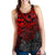 Tonga Polynesian Racerback Tank (Women) - Red Turtle Flowing - Polynesian Pride
