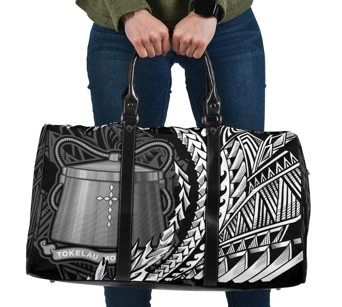 Tokelau Travel Bag - Wings Style Travel Bag - Black - Tokelau One size Black - Polynesian Pride