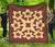 Hawaiian Premium Quilt Royal Pattern - Coral - A1 Style Coral - Polynesian Pride
