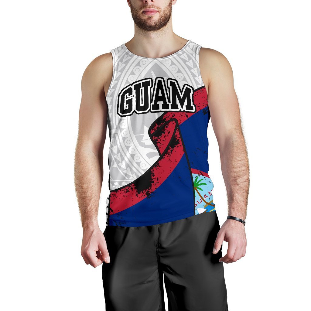 Guam Special White Men's Tank Top A0 - Polynesian Pride