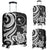Chuuk Micronesian Luggage Covers - White Tentacle Turtle White - Polynesian Pride