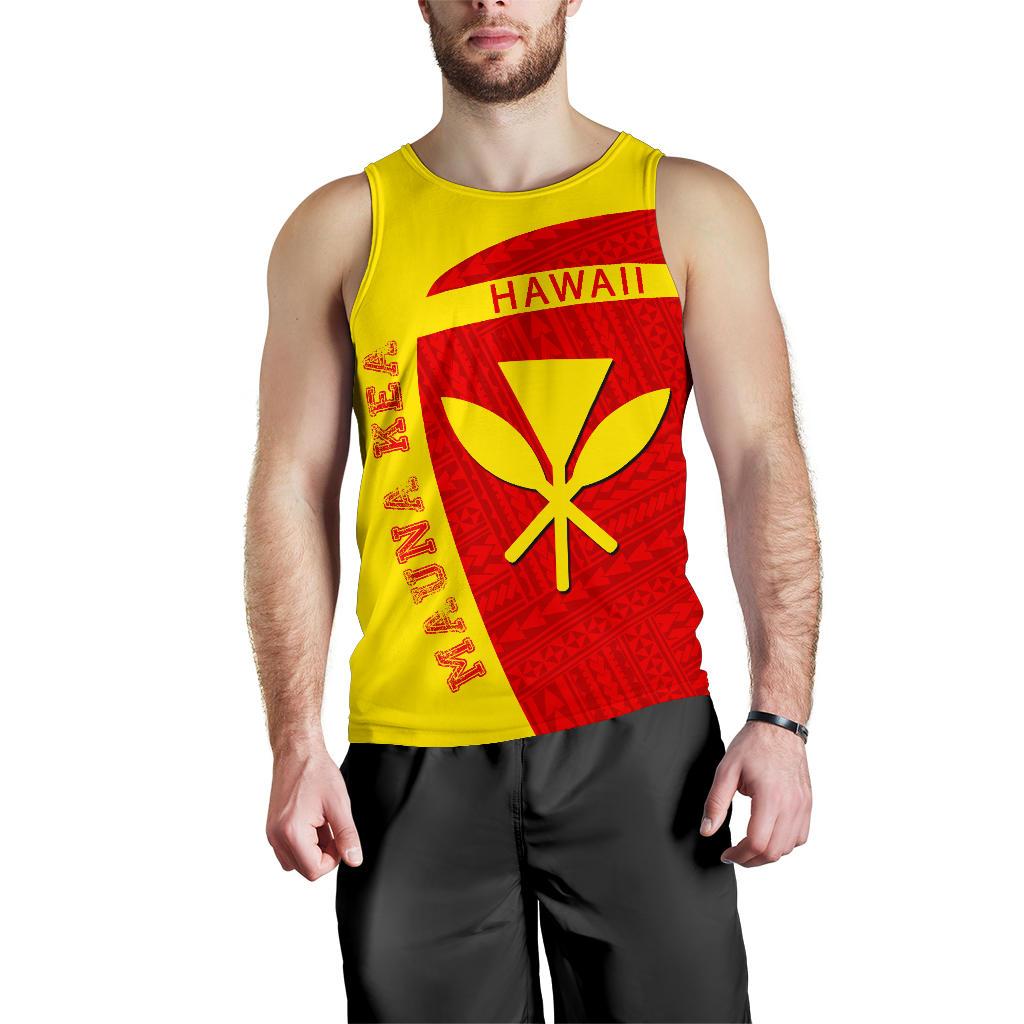 Hawaii Kanaka Polynesian Mauna Kea Sport Men's Tank Top - Premium Style - Polynesian Pride