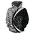 Polynesian Kanaka Maoli Map of Hawaii Hoodie White Circle Style - Polynesian Pride