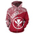 Hawaii Zip up Hoodie Hawaii Kanaka Maoli Polynesian Tattoo White Green Version - Polynesian Pride