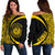 Hawaii Polynesian Women's Off Shoulder Sweater 02 White - Polynesian Pride