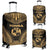 Tonga Polynesian Chief Luggage Cover - Gold Version Gold - Polynesian Pride