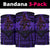 Polynesian Warrior Hula Girl Kanaka Hawaii Anchor Bandana 3 - Pack - AH - Purple - Polynesian Pride