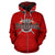 Tonga All Over Zip up Hoodie Red - Polynesian Pride