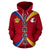 Tonga All Over Zip up Hoodie Polynesian Impact Version - Polynesian Pride