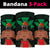Warrior Kanaka Map Polynesian Bandana 3-Pack - Green - AH - Polynesian Pride